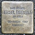 Stolperstein für Herchel Birenbaum (Kleiner Griechenmarkt 30)