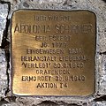 Stolperstein in Oedheim für Apolonia Schirmer (4. September 2019)