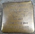 Stolperstein für Heinz Alfred Gerson (Hartwichstraße 46)