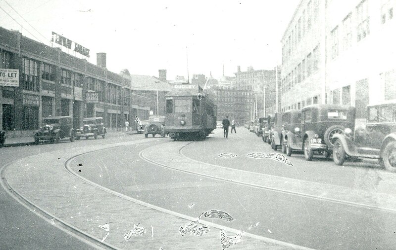 File:Streetcar on Ipswich Street, August 1934.jpg