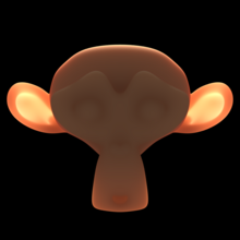 Computer-generated subsurface scattering in Blender Subsurface scattering.png