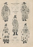 Officers and military mandarins of the Nguyễn dynasty military.