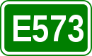 Zeichen der Europastraße 573