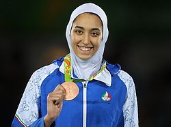 Taekwondo at the 2016 Summer Olympics women Kimia Alizadeh.jpg