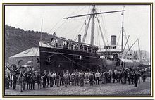 The ship Talune was sunk to form a breakwater.