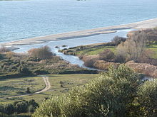 La foce del Taravo dalla Torre Micalona