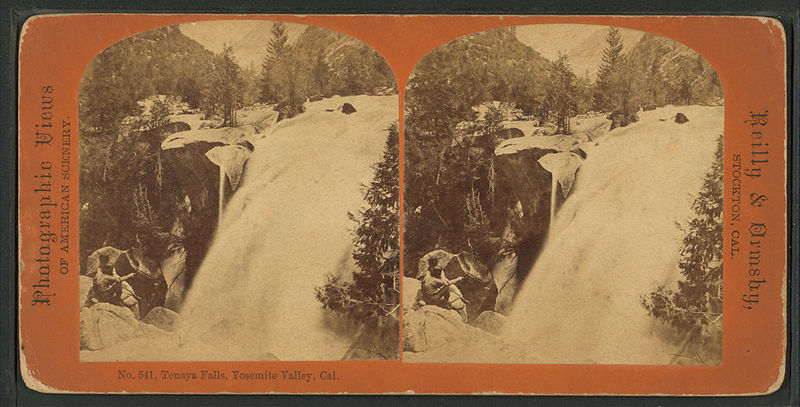 File:Tenaya Falls, Yosemite Valley, Cal, by Reilly, John James, 1839-1894.jpg