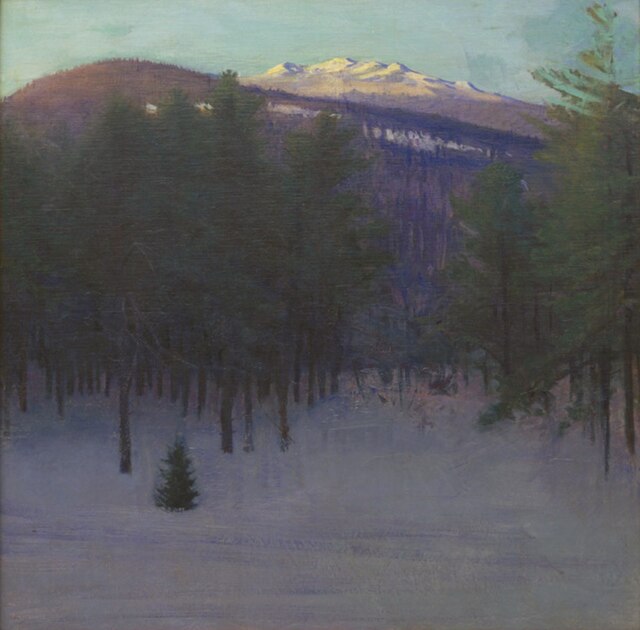 Monadnock in Winter, 1904, oil on canvas