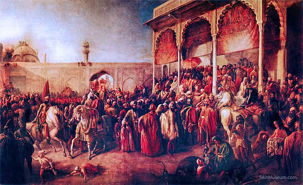 The Sikh 'Court of Lahore'.