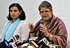 The Chairperson, National Commission for Women, Smt. Mamta Sharma addressing a Press Conference, in New Delhi on November 04, 2011.jpg