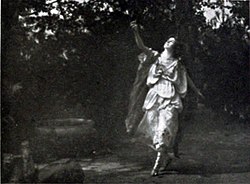 Juliet Barrett Rublee as a dancer for The Masque, 1914