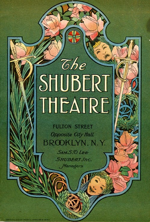 Playbill cover for the Shubert Theatre presentation of John Hudson's Wife