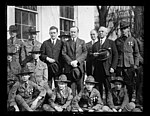 President Coolidge (honorary president of BSA) surrounded by Colin H. Livingstone, BSA Offiers and Boy Scouts at the White House in February 15, 1925 for the 15th Anniversary of BSA The fifteenth anniversary of the founding of th(...) Scout organization in America will be observed throughout the country on February, 15th. A picked troop of scouts wi(...) and national LCCN2016894053.jpg