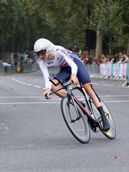 Geoghegan Hart at the 2014 Tour of Britain.