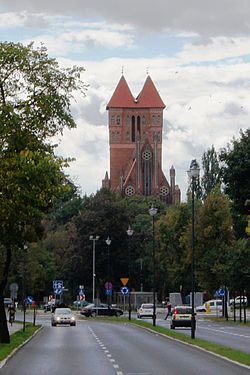 Toruń, kościół pw. św. Jakuba, widok od strony placu św. Katarzyny (OLA Z.).JPG