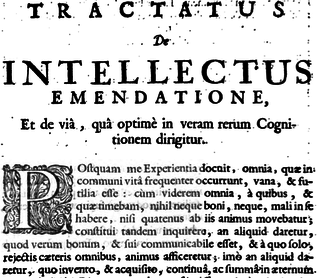 <i>Tractatus de Intellectus Emendatione</i> book