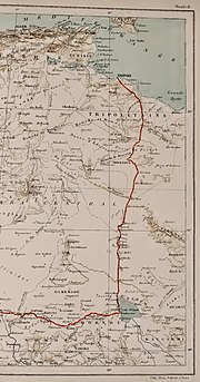 Thumbnail for File:Tripoli–Murzuk–Lake Chad route map by Monteil 1895.jpg