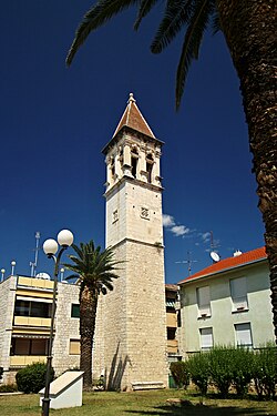 Zvonice kostela sv. Michala v Trogiru