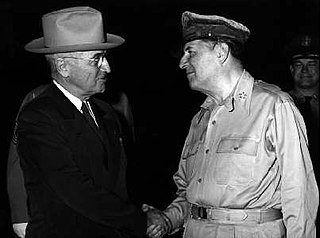 Relief of Douglas MacArthur U.S. President Trumans dismissal of Gen. MacArthur, 1951