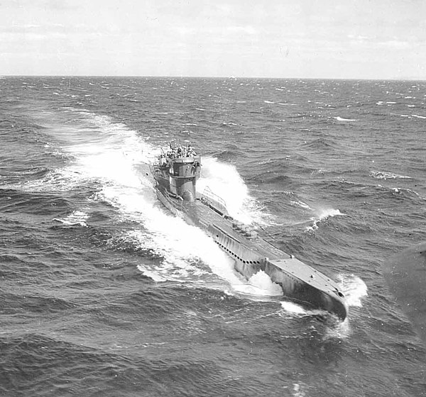 U-278 seen from a B-24 Liberator