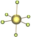 Einzelnes UF6-Molekül