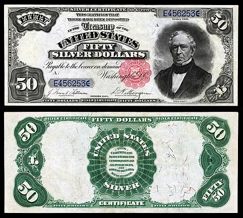 Series 1891 $50 Edward Everett