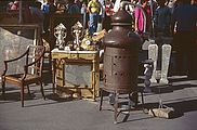 Lucca: Piazza San Martino, Flohmarkt