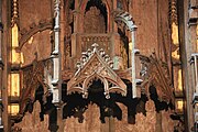 English: Detail from altar in Vadstena Monastery Church.