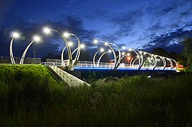 Most nad rzeką Gaują
