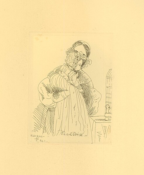 File:Victoria, Princess Royal, with her nurse (1841). BM 1926,0109.33.jpg