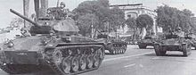 Южновьетнамские M24 на параде в Сайгоне, начало 1960-х