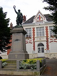 The town hall in Villers-Guislain
