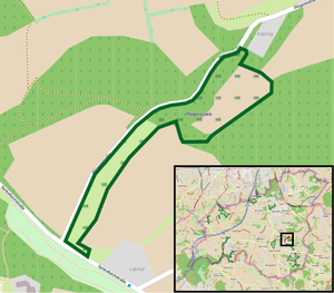 Overview map of the nature reserve
