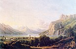 Walenstadt in 1800 Walenstadt um 1800.jpg