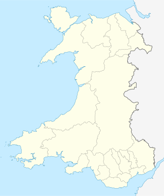 Mapa de localização/País de Gales