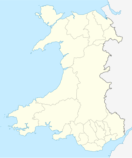 Walesin sijaintikartta. Svg