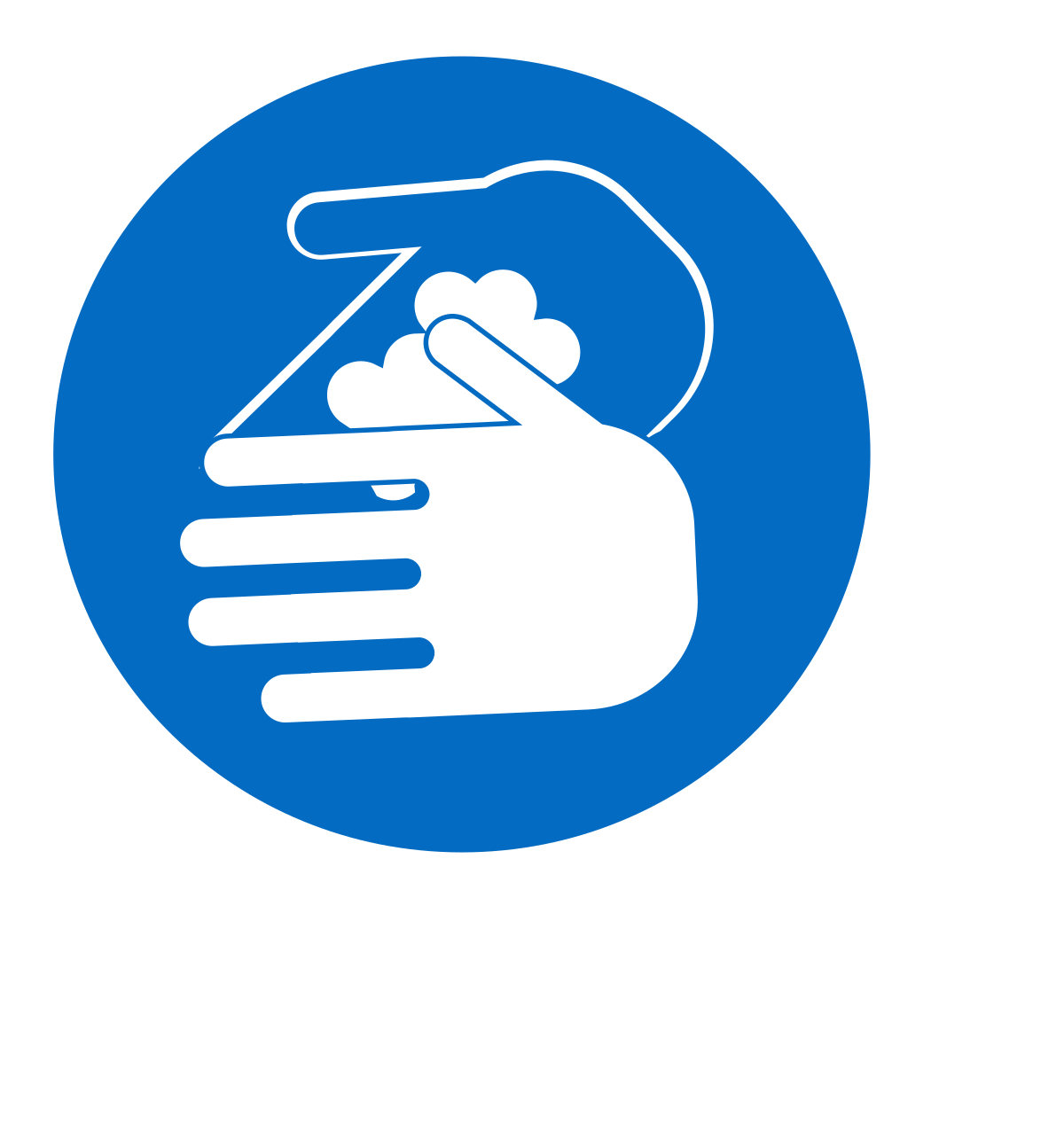 hand washing safety symbol