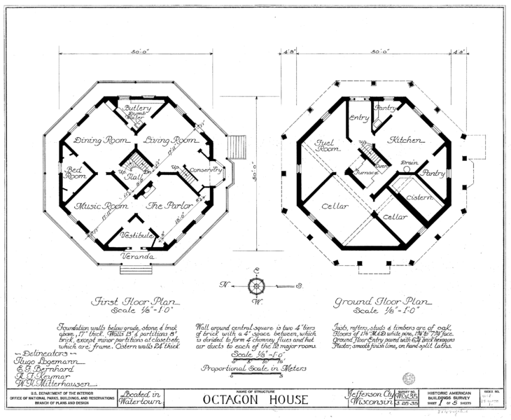 octagon house plans