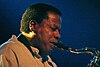 Wayne Shorter op saxofoon