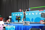 Deutsch: Gewichtheben bei den Olympischen Jugendspielen 2018; Tag 1, 7. Oktober 2018; Jungen 56 kg English: Weightlifting at the 2018 Summer Youth Olympics at 7 October 2018 – Boys' 56 kg