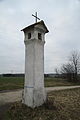 Čeština: Bílá Boží muka v Želetavě, okr. Třebíč. English: White wayside shrines in Želetava, Třebíč District.