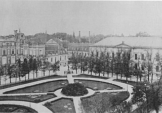 Wilhelmplatz square in Berlin-Mitte, Germany