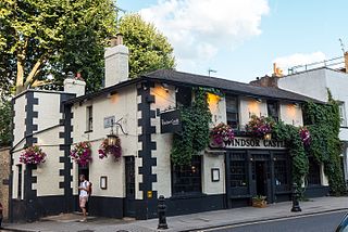 Windsor Castle, Kensington pub in Kensington, London