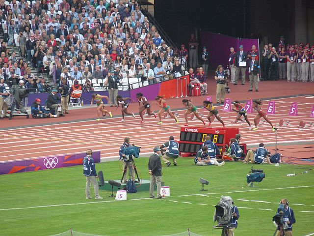 Women's 100 metres heat 3