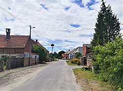 Straße durch Wydartowo Drugie