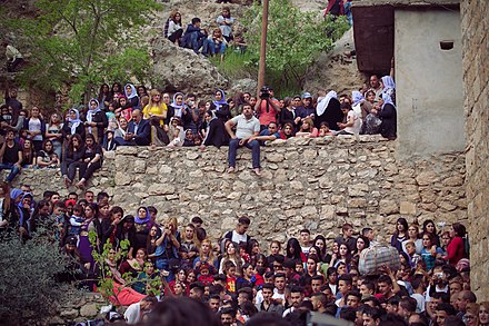 Yazidi new year celebrations in Lalish, 18 April 2017