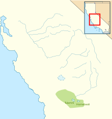 Yokuts Buena Vista dialects.svg