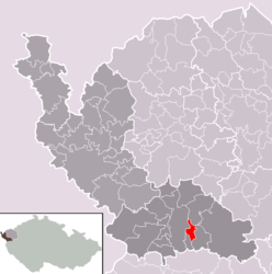 Zádub-Závišín - Carte