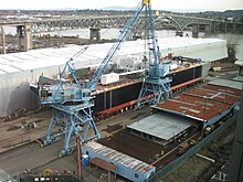 Zidell Marine, in the South Waterfront district of Portland, Oregon Zidell Marine Portland Oregon.JPG