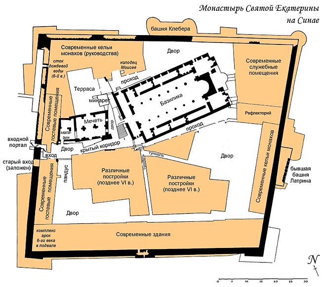 План святая. План монастыря Святой Екатерины на Синае. Мужской монастырь Святой Екатерины в Египте план. Аббатство Святой Екатерины план монастыря.